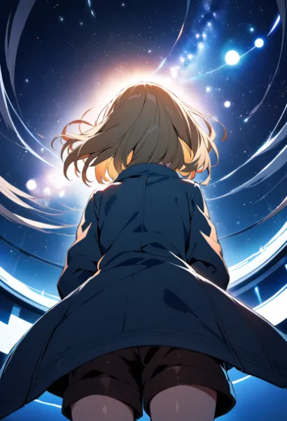 冬の夜空を見上げて