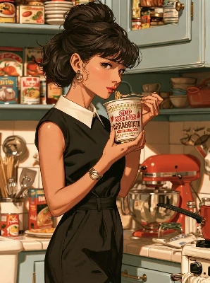 女優さんのカップヌードル