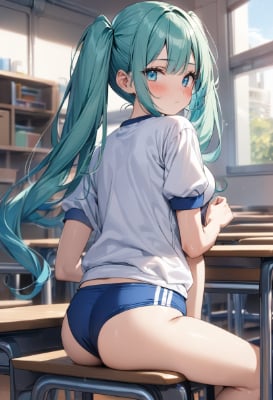 体操服のミク