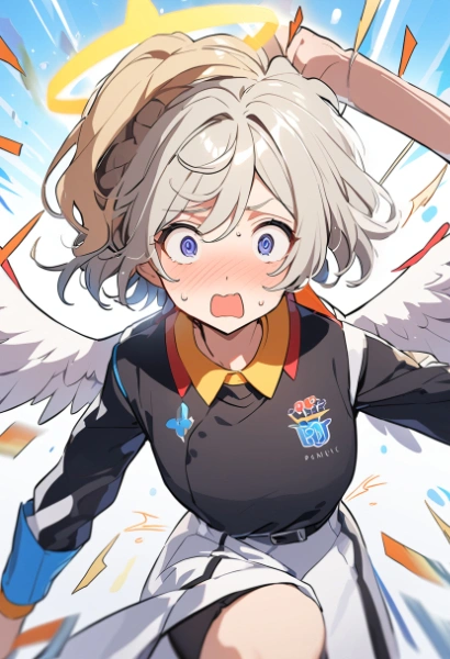 ミスに気づくポンコツ天使さん