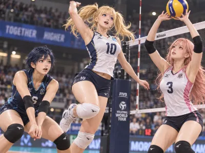 女子バレー