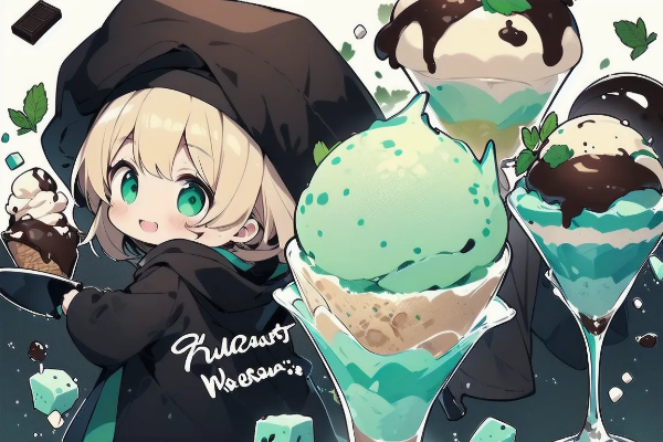 チョコミントがキマった総統くん