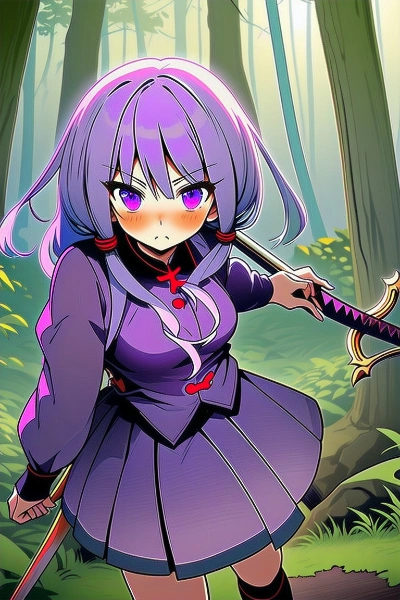 結月ゆかりを生成してみた1