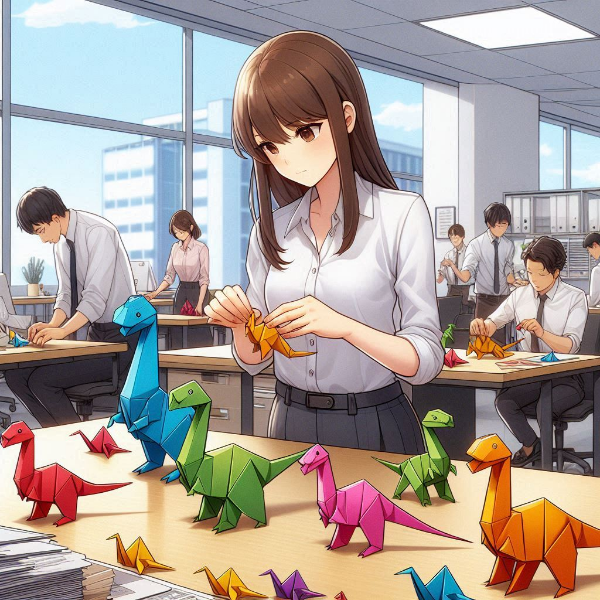社内折り紙ブーム