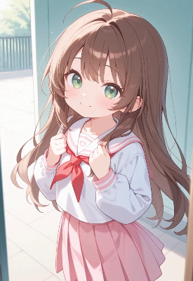 ピンクのセーラー服☆