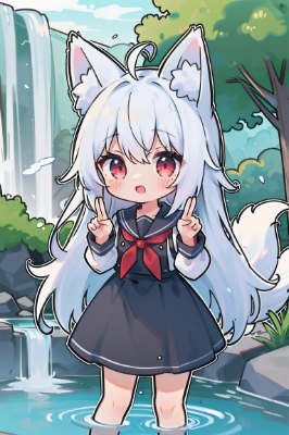 か、カニさんの真似です！