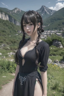山の美人