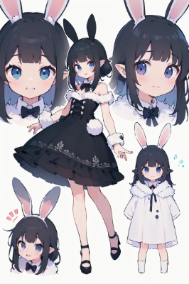 ウサギ耳の少女