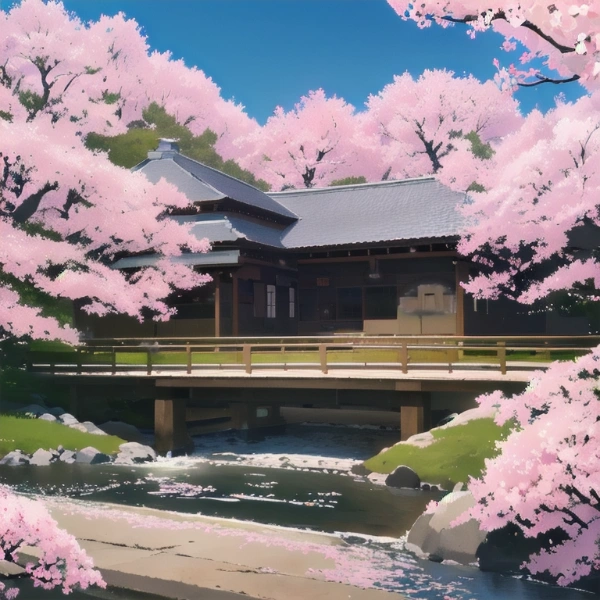 桜の庭