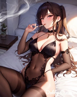 喫煙美女