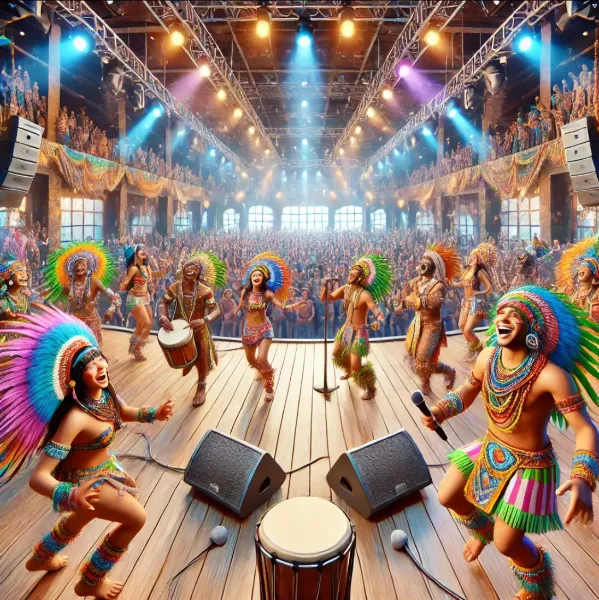 ライブハウスで歌ってるダンスチーム