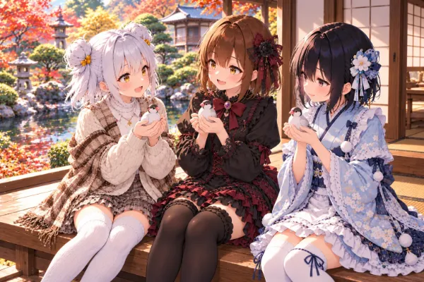 「手のひらに乗ってるのめっちゃ可愛い～和むなぁ♪」