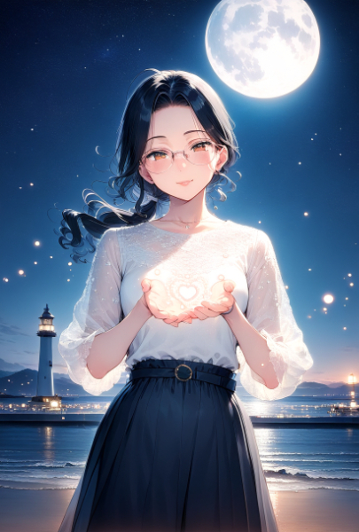 航海の無事を祈って♥⛴️🌕️🌌