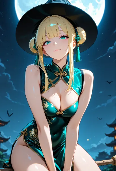 月夜を渡る翠の魔女──翠蘭