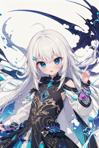 白髪少女