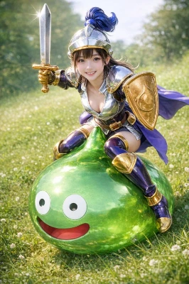 ドラクエ スライムナイト ・・ちょっと失敗