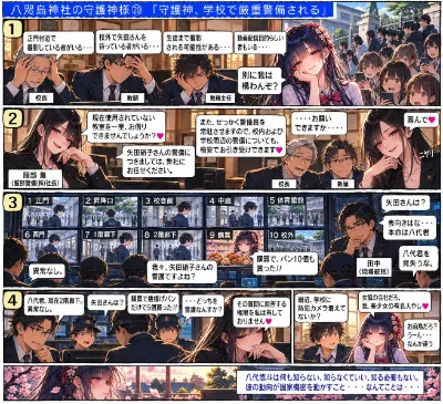 八咫烏神社の守護神様㉑　「守護神、学校で厳重警備される」