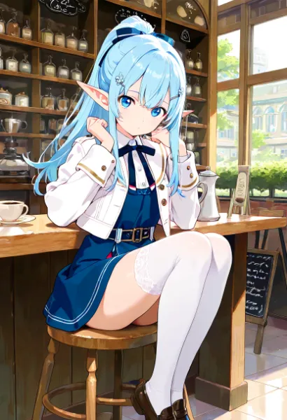 髪の揺らぎが背を包み、そっとした余白が胸に咲く