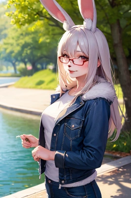ウサギ擬人化
