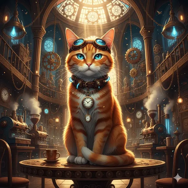 蒸気猫の発明家冒険記