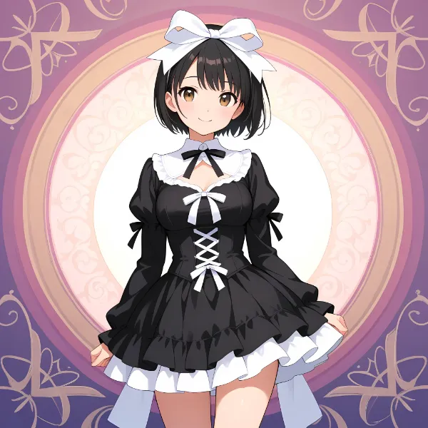 リボンとゴシックロリータ