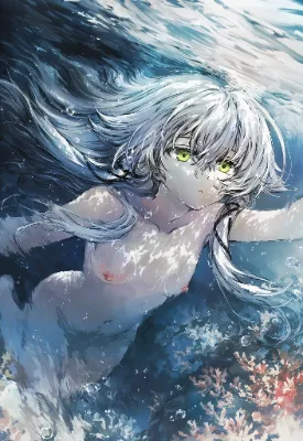 水墨画風で水泳とシャワーを浴びるアルティナ・オライオン