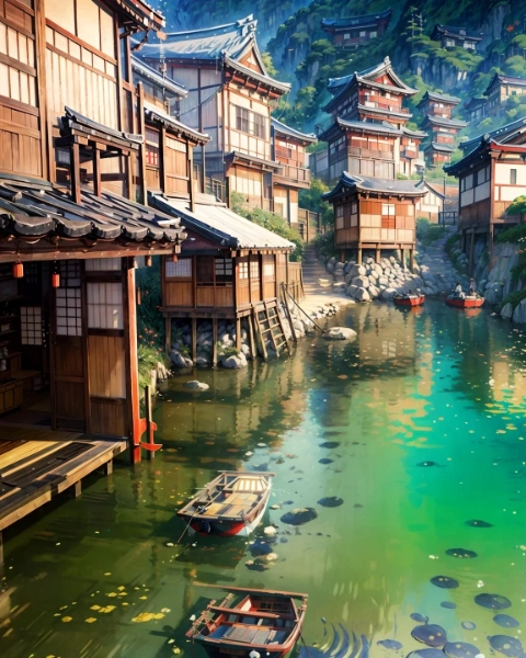 名所景観図/伊根ノ舟屋