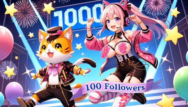 フォロワー100人ありがとうございます