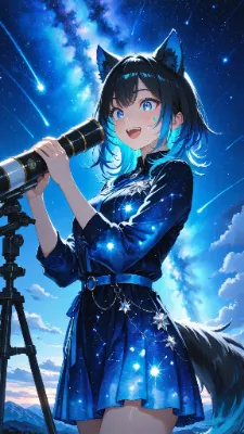 🐺 銀河 〜ウル子、宇宙の果てを探す〜🌌