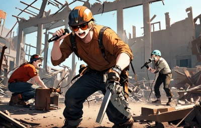 (お題：廃墟)　インダストリアル・ミュージック