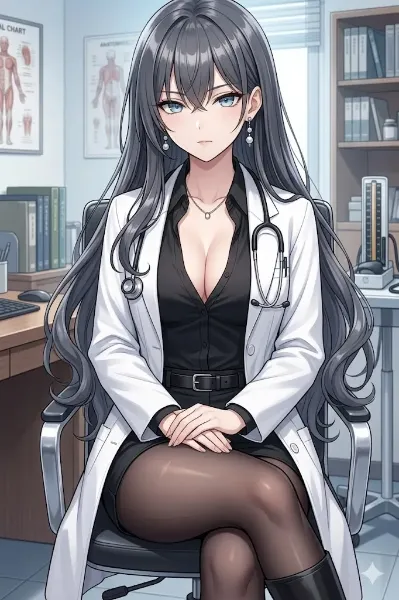 白衣の美女医師の秘密の診察室