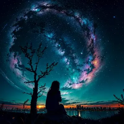 星空　円