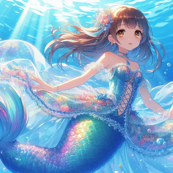 人魚だってドレス着たい！