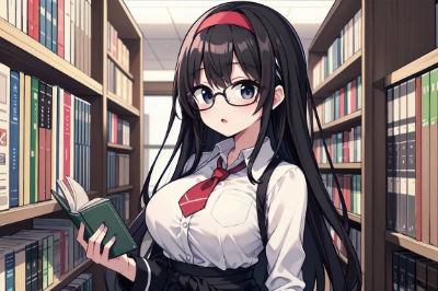 博識の女の子