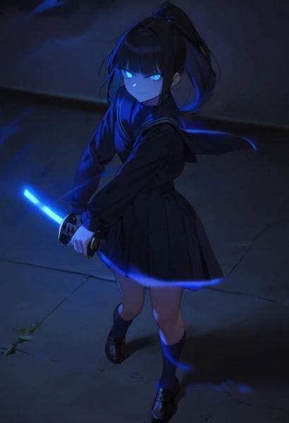 侍の霊を宿して闘うセーラー服の少女其之六