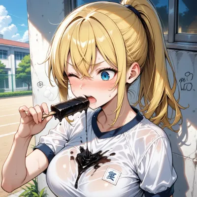溶けるアイスと汗ばむ青春
