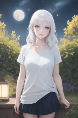 月明かりの少女