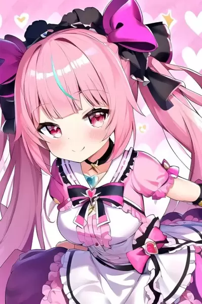 ピンクツインテール