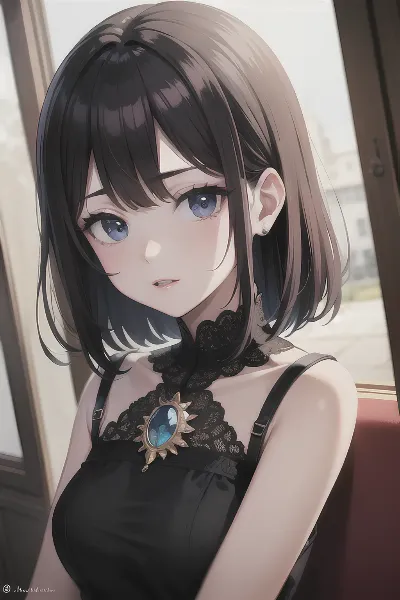 窓辺の青い宝石の秘密