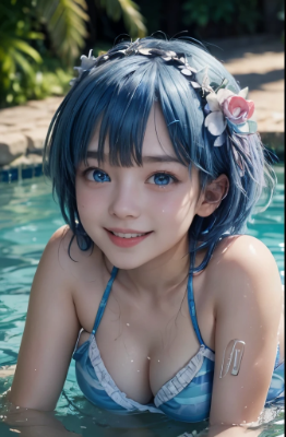 【リゼロ】プールのレム_3【コスプレ】