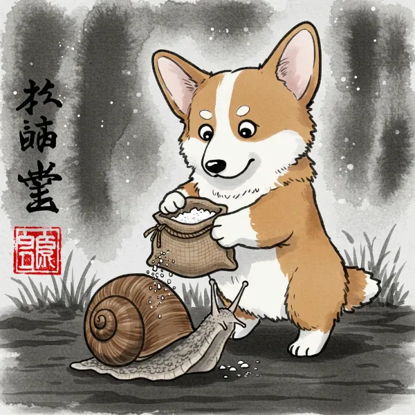 塩かけコーギー