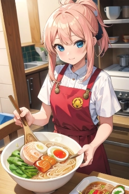 美少女　ラーメン