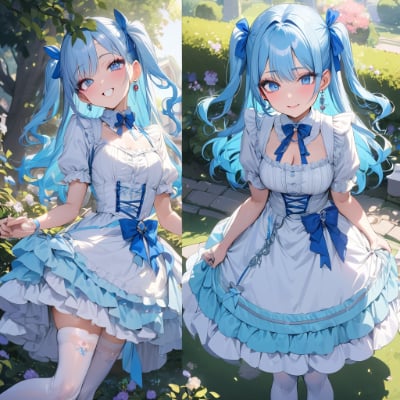 素敵な青髪さん