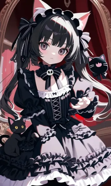 黒猫とロリィタ