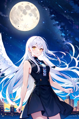 夜空の天使