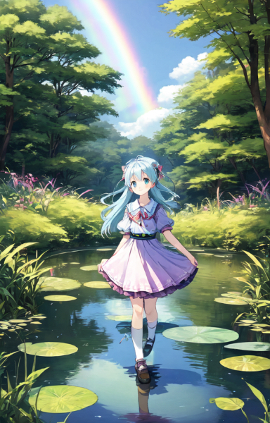 涅色の願いは虹色の光と歩む