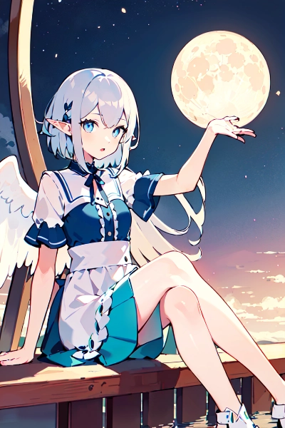 銀髪天使エルフちゃん