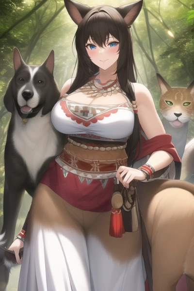 犬系女子＆子犬