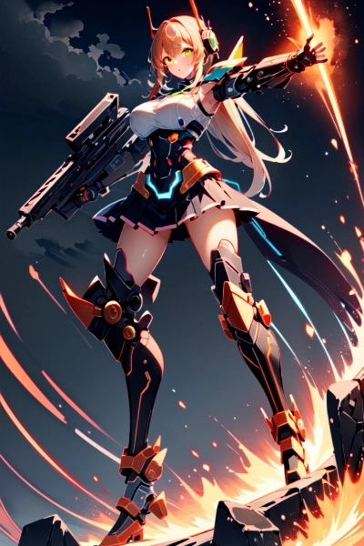 メカ娘 〜ライフル装備〜
