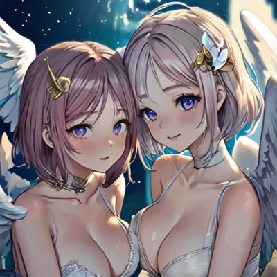 星空に舞う天使姉妹の秘密の誓い